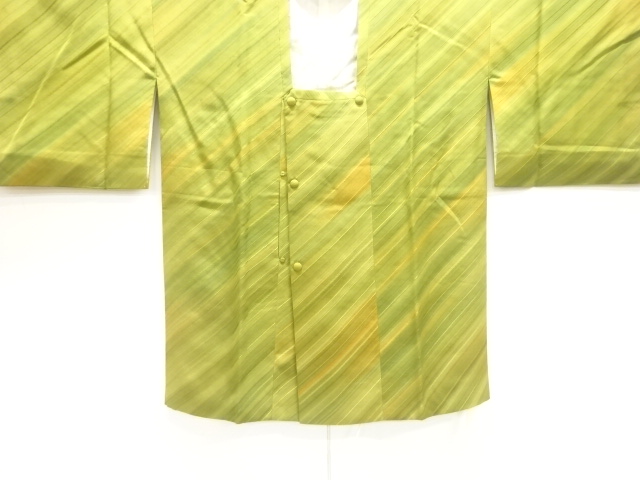 JAPANESE MICHIYUKI COAT / WOVEN DIAGONAL STRIPE